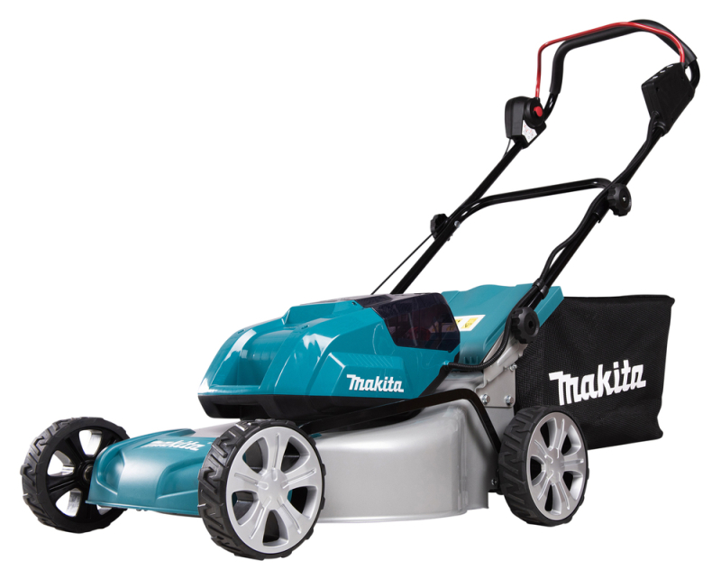 Makita 2x18V Akku Rasenmäher 46cm mit Radantrieb
